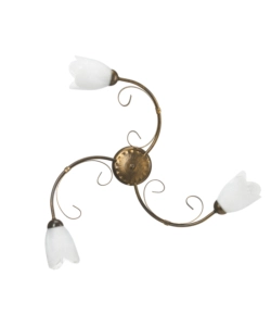 Onli Bronzo Plafoniera 3 Luci "Odino" E14